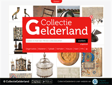 Tablet Screenshot of collectiegelderland.nl